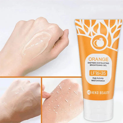 Gel exfoliant aux enzymes d'orange