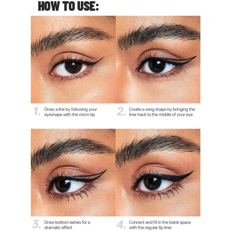 Crayon Eyeliner noir à séchage rapide